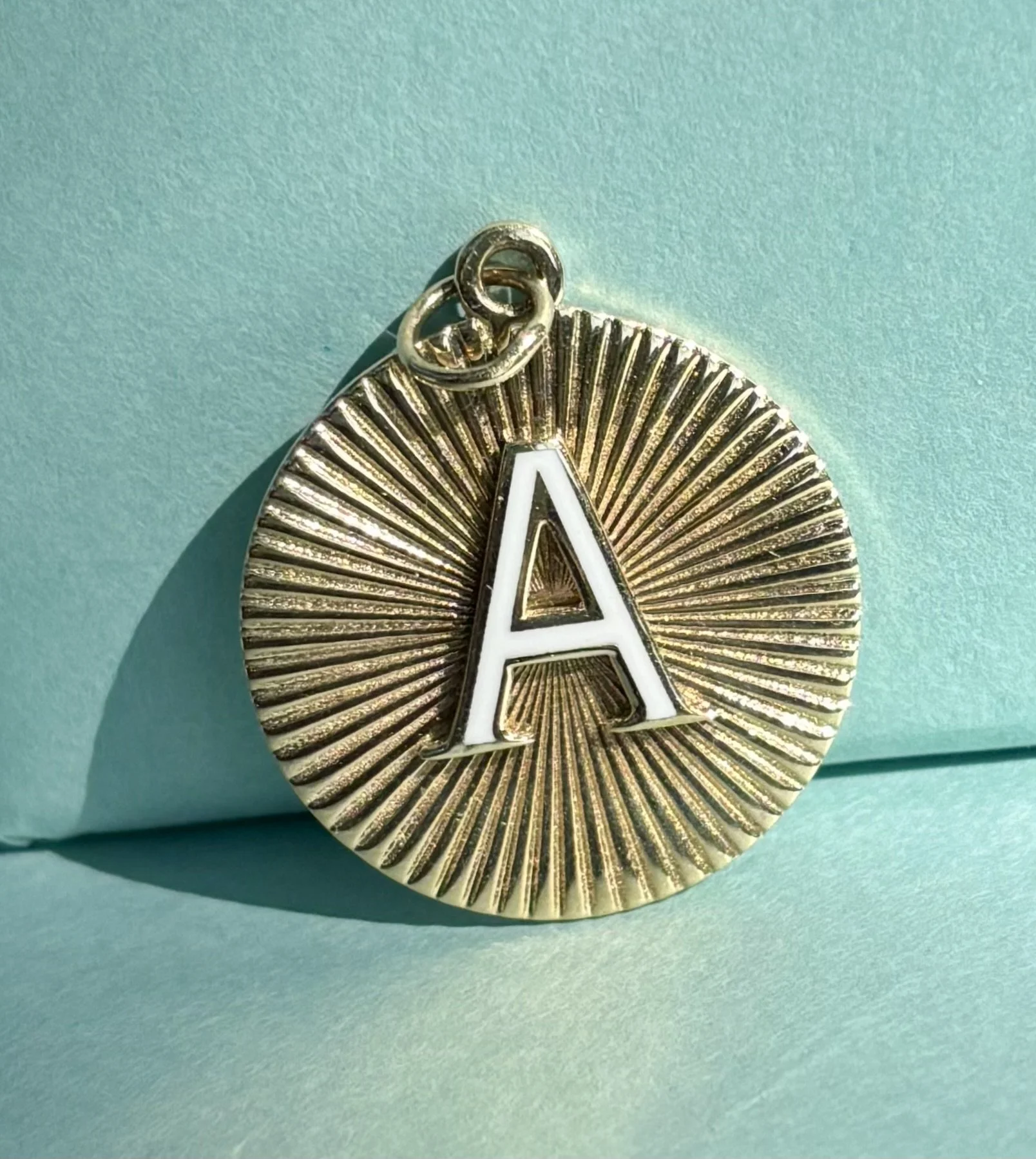 sunshine initial with enamel