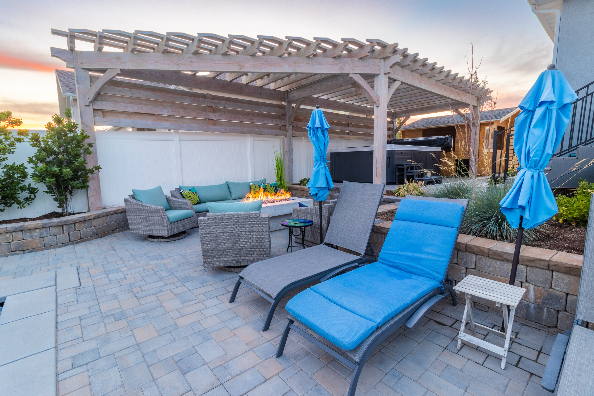 Timber Frame Pergolas - Utah Pergola — Wright Timberframe