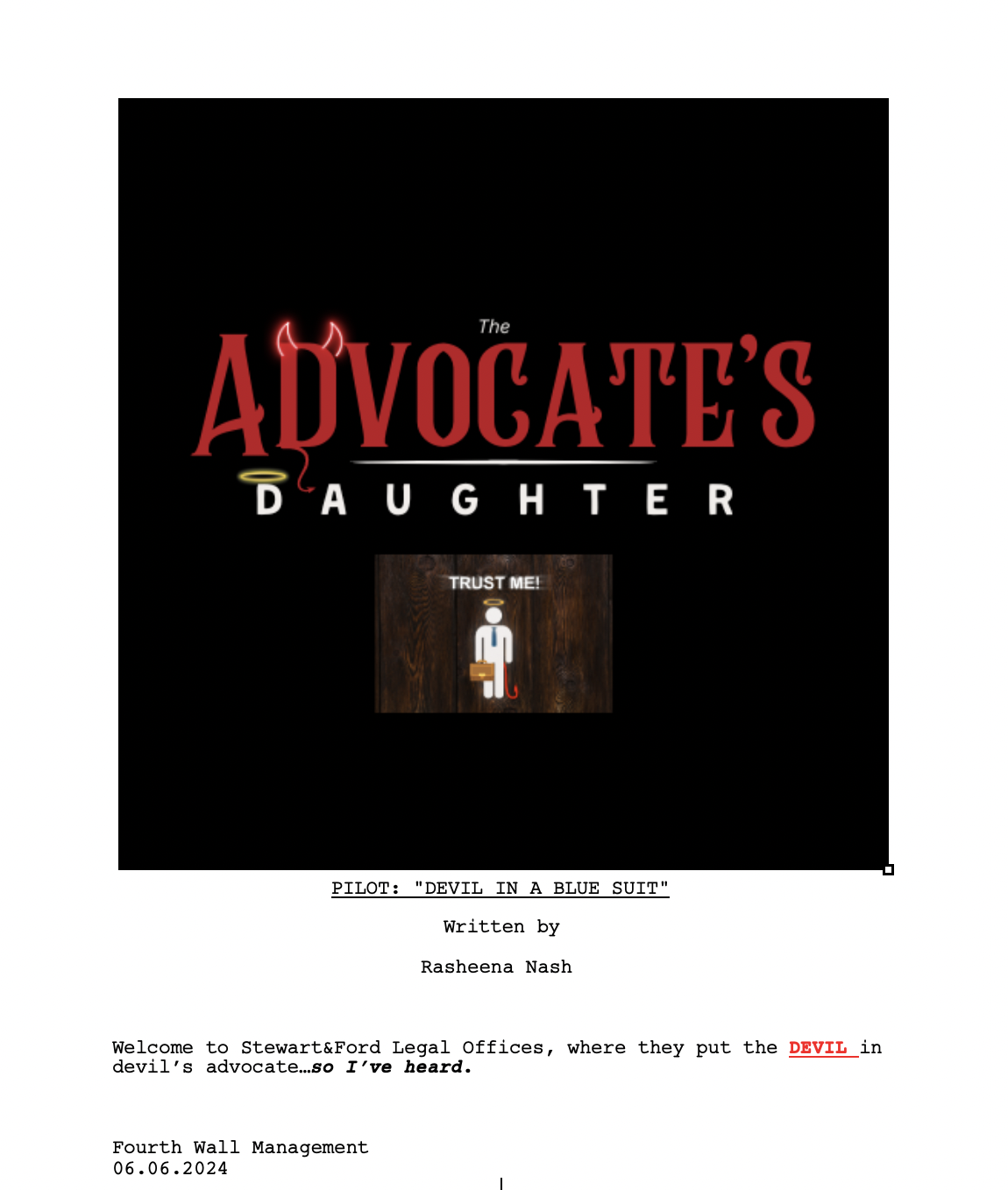 The Advocate's Daughter (Copy)
