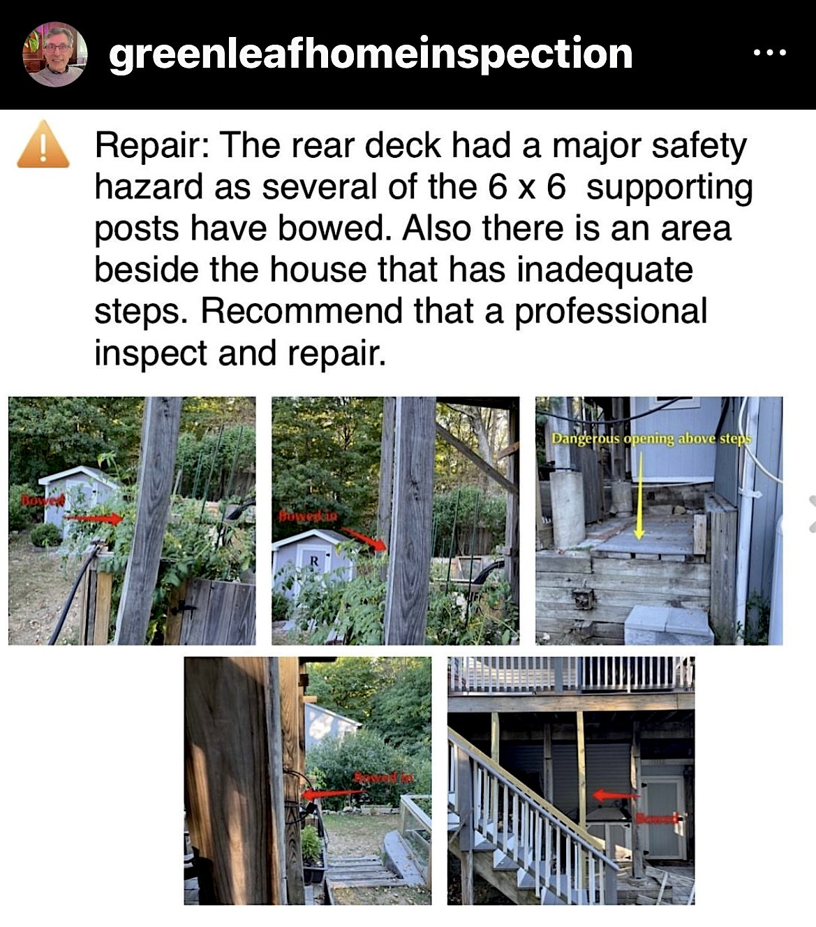 Safety concerns with Deck