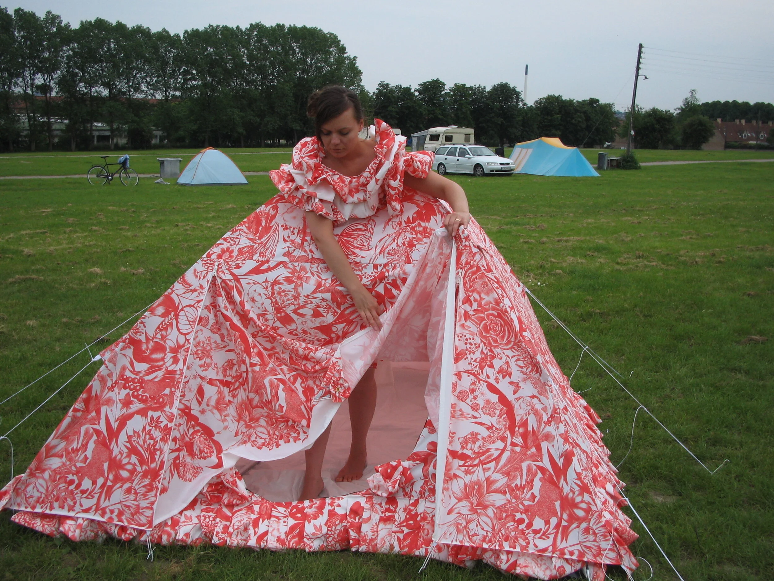  The Tent Lady / Tjaldkonan on a campsite in Copenhagen, 2007 