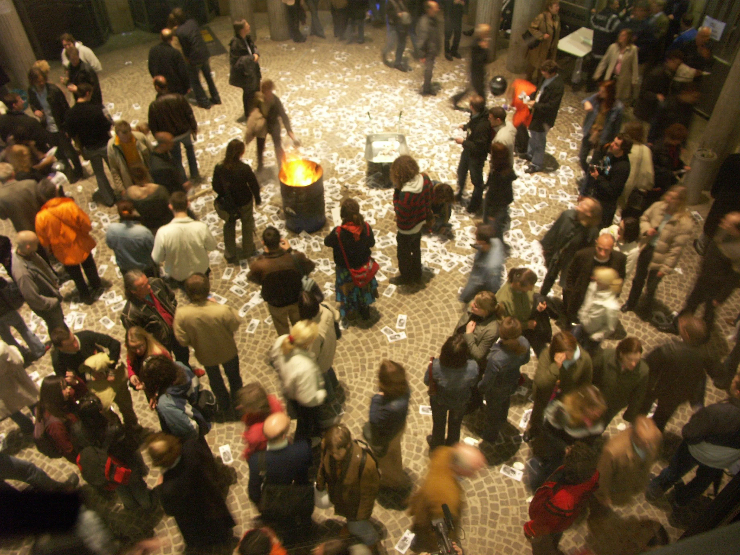  Creation Corruption Celebration, 3-hour-long performance, museum night, Schirn Kunsthalle Frankfurt, 2005   