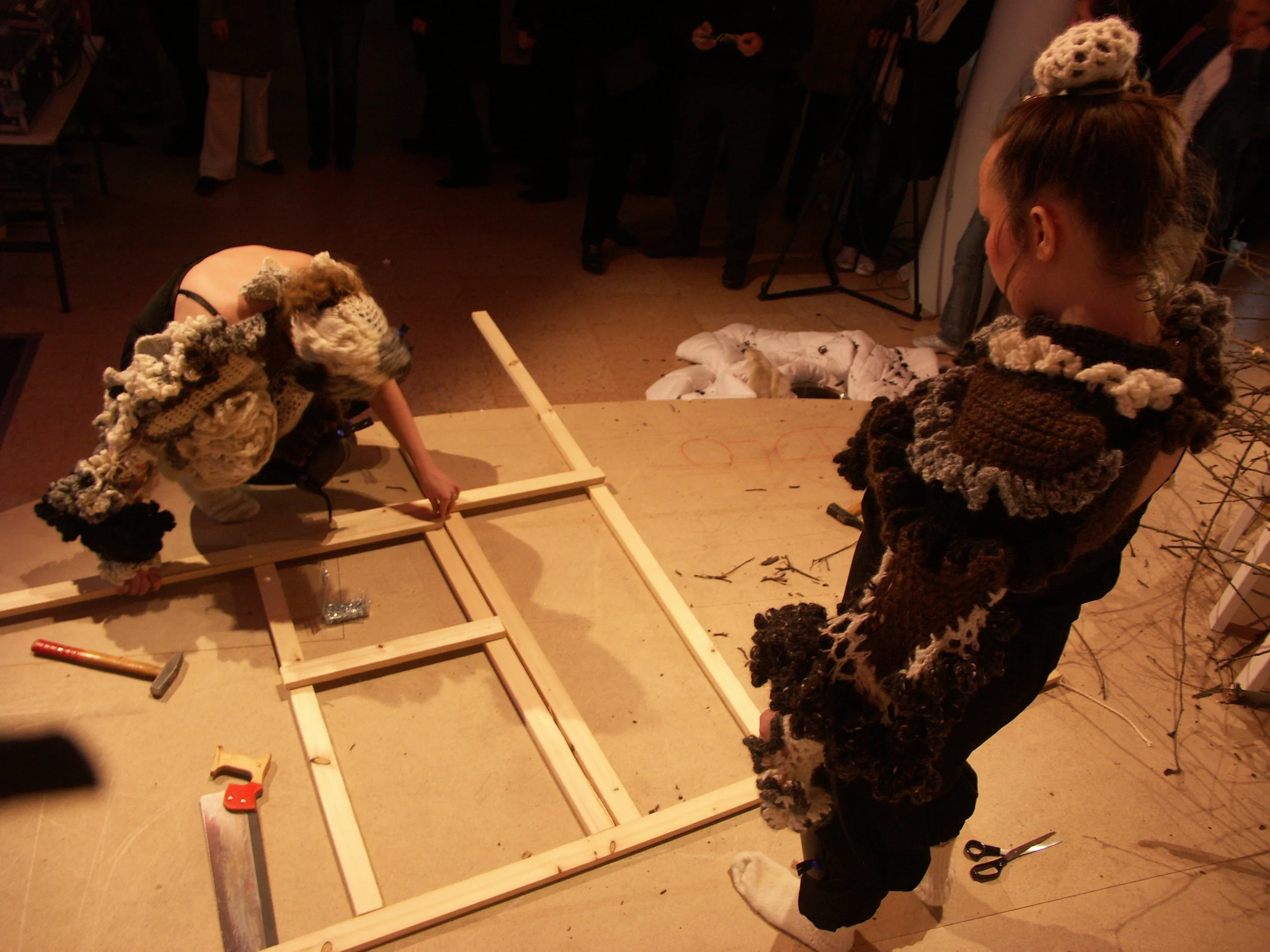  Creation Corruption Celebration, 3-hour-long performance, museum night, Schirn Kunsthalle Frankfurt, 2005    