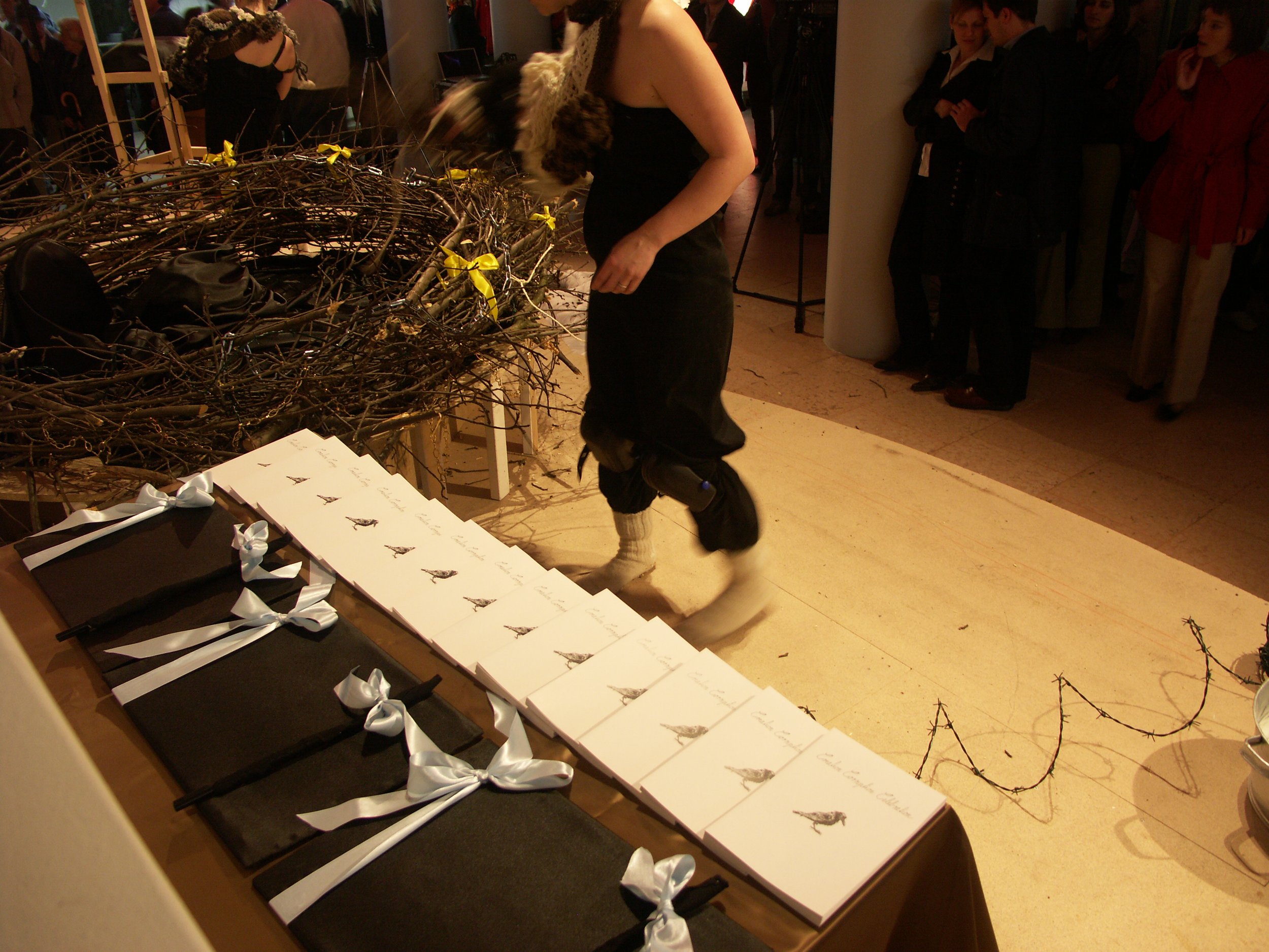  Creation Corruption Celebration, 3-hour-long performance, museum night, Schirn Kunsthalle Frankfurt, 2005   