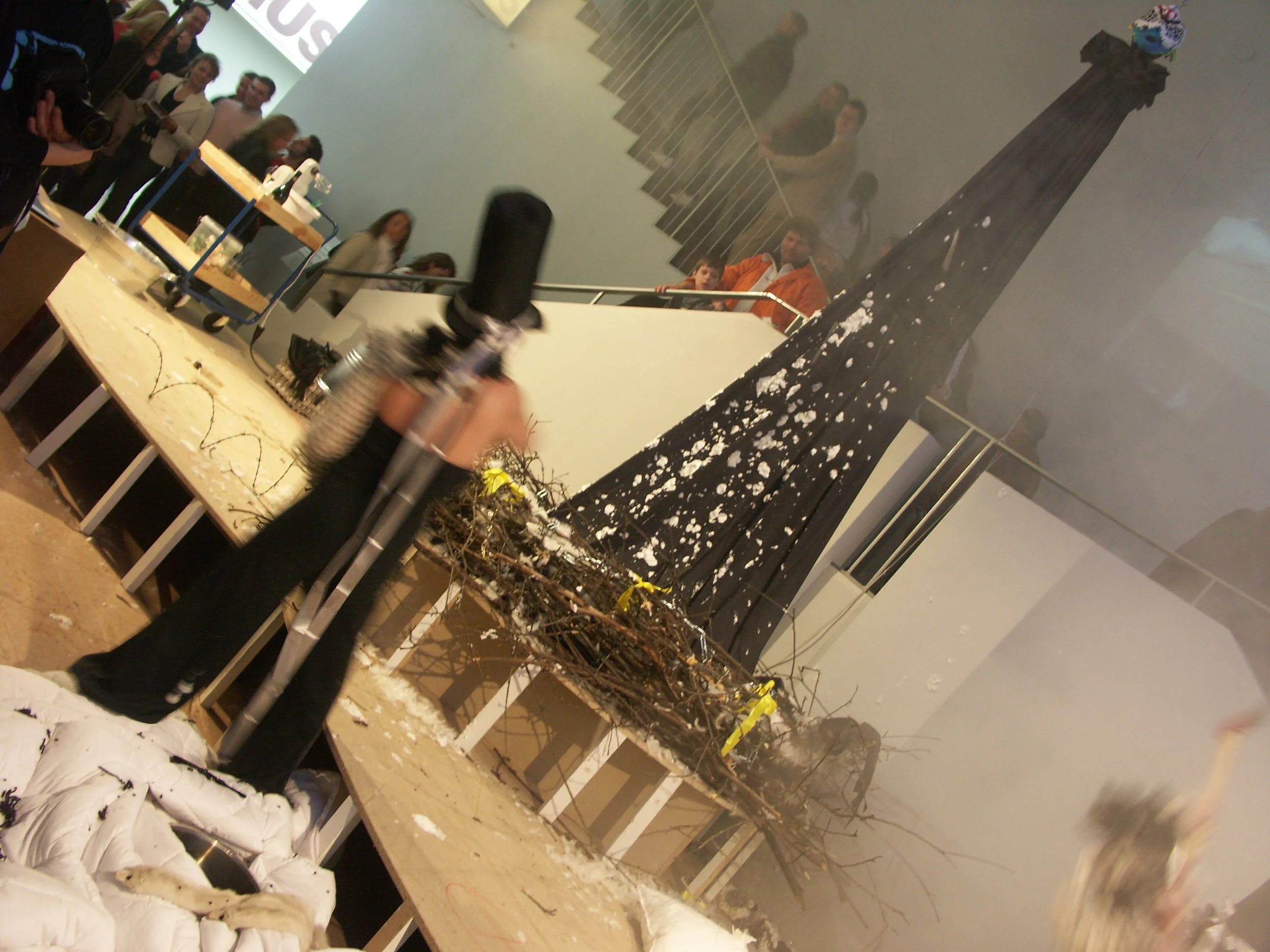  Creation Corruption Celebration, 3-hour-long performance, museum night, Schirn Kunsthalle Frankfurt, 2005   