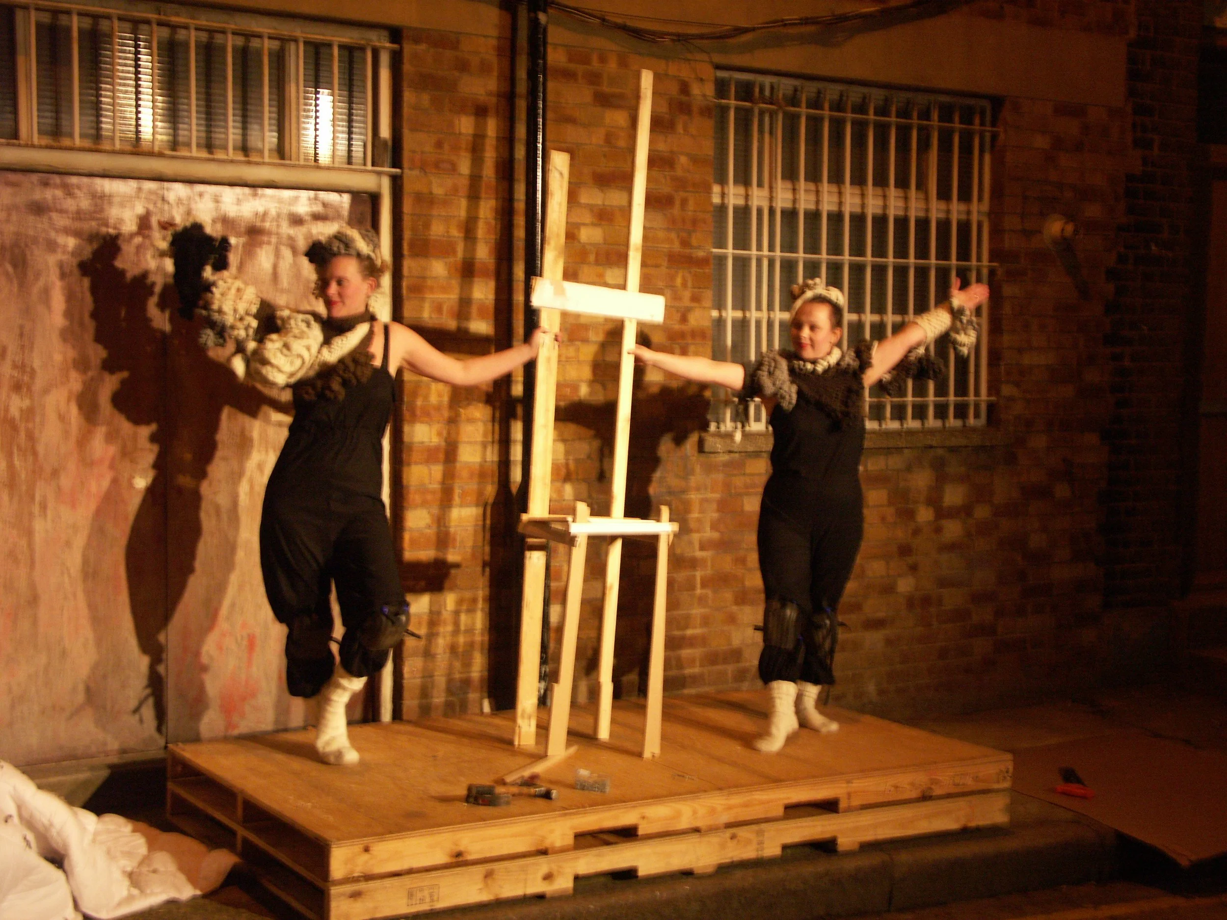  Eruption Corruption, performance, The Empire Gallery, London, 2004 