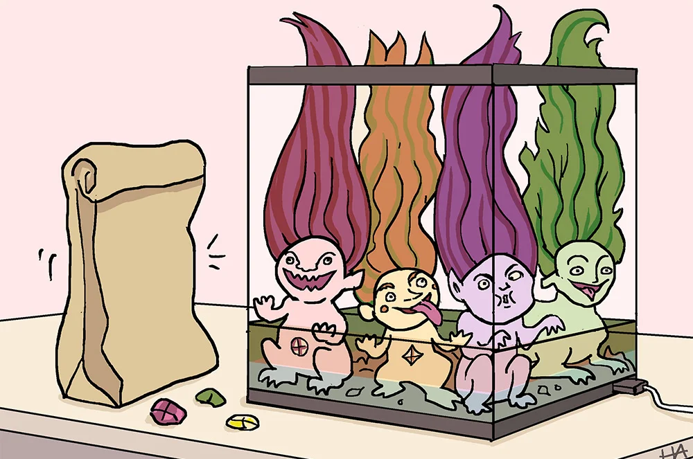 10. Countertop Troll Farm Share