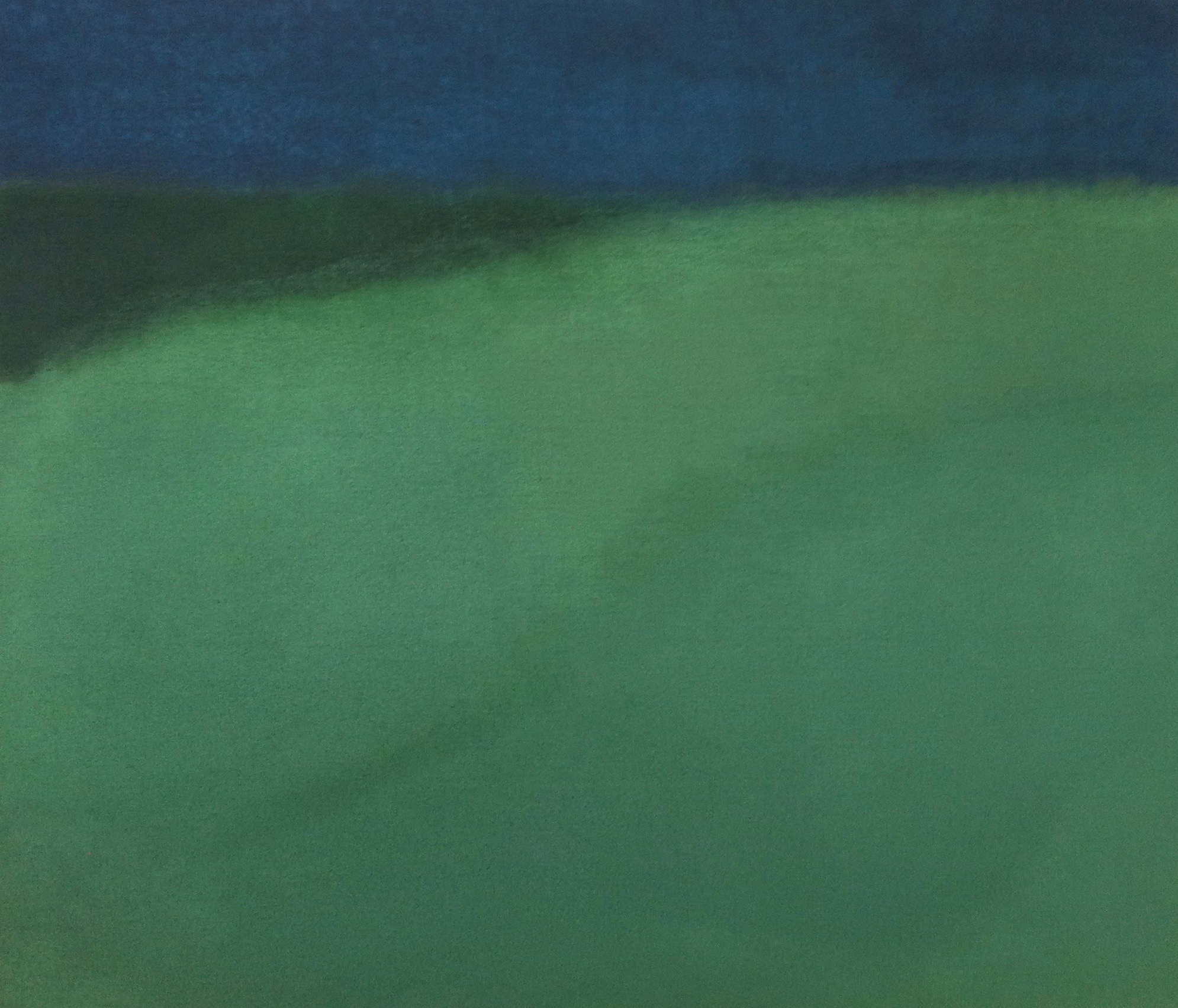  Untitled (Green Nocturne), 2013. Oil on Linen, 41 x 47 inches. Private Collection. 