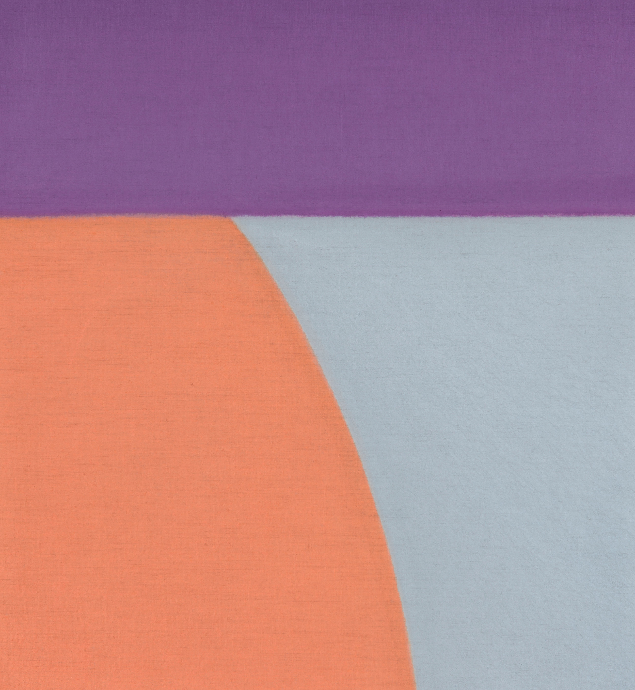  Untitled (Purple/Orange), 2016. Oil on Linen, 40 x 34 inches. 