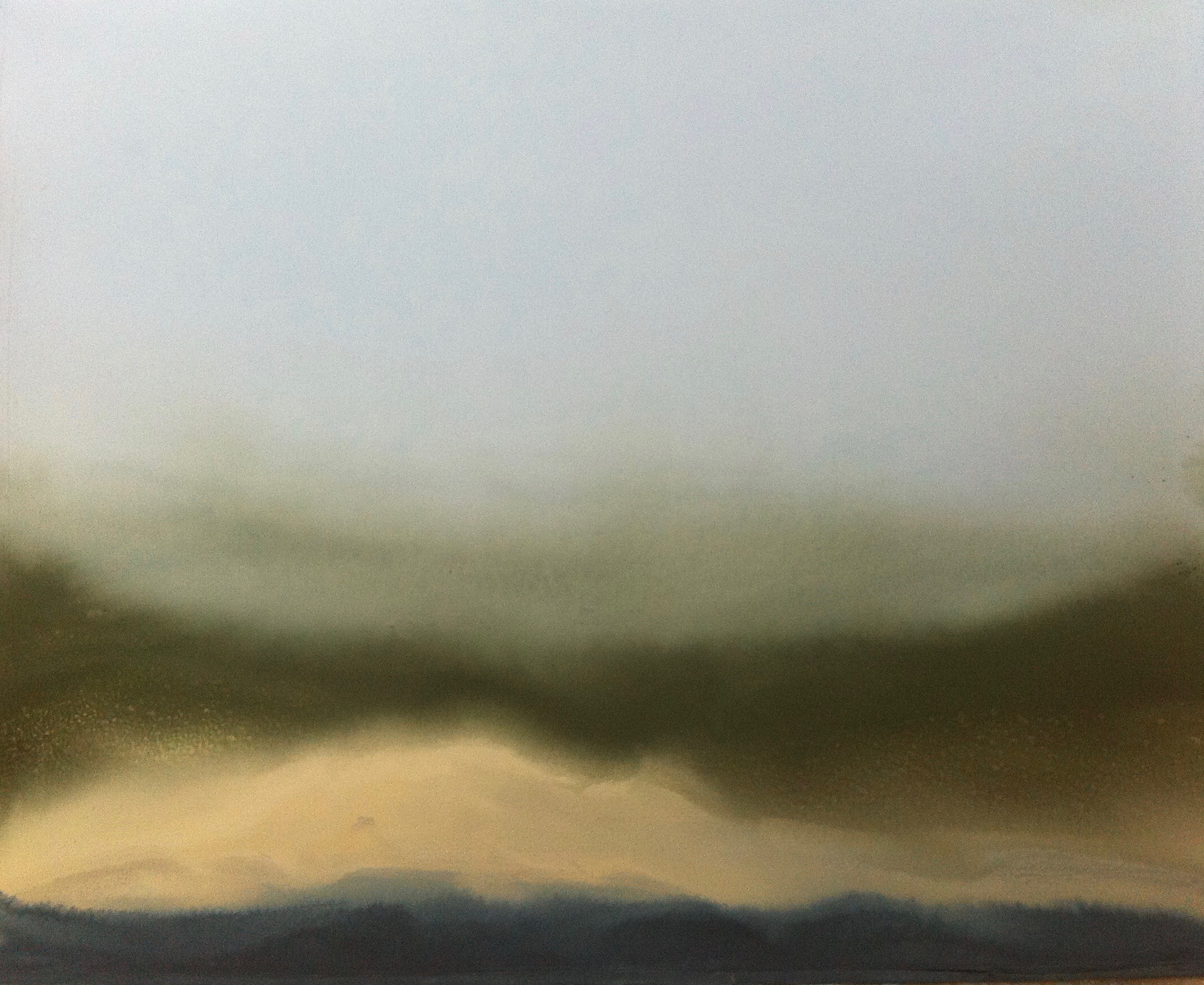  Untitled (Storm), 2013. Oil on Paper, 31" x 39”. Private Collection. 