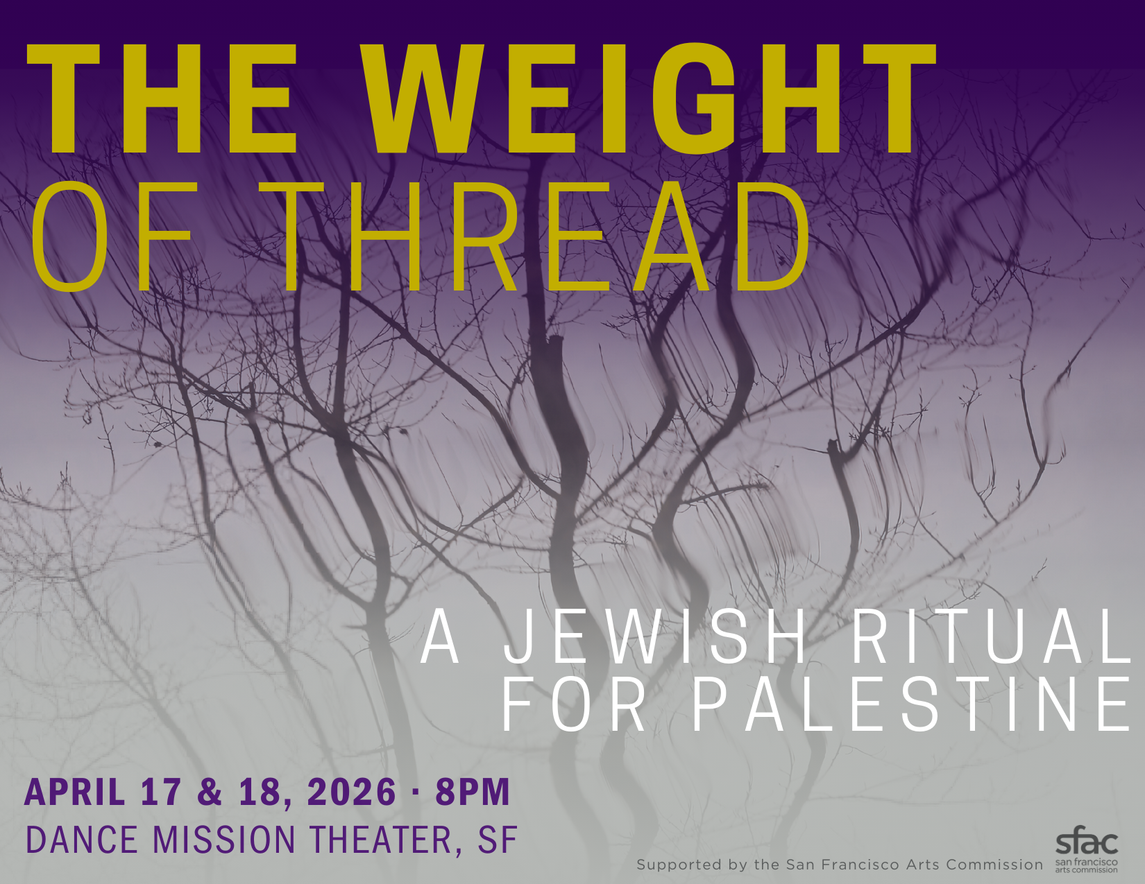 The Weight of Thread: A Jewish Ritual for Palestine (Presented by Molly Levy &amp; Stephanie Sherman)