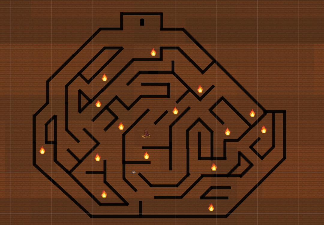 An early concept for one of the newest levels, The Arena