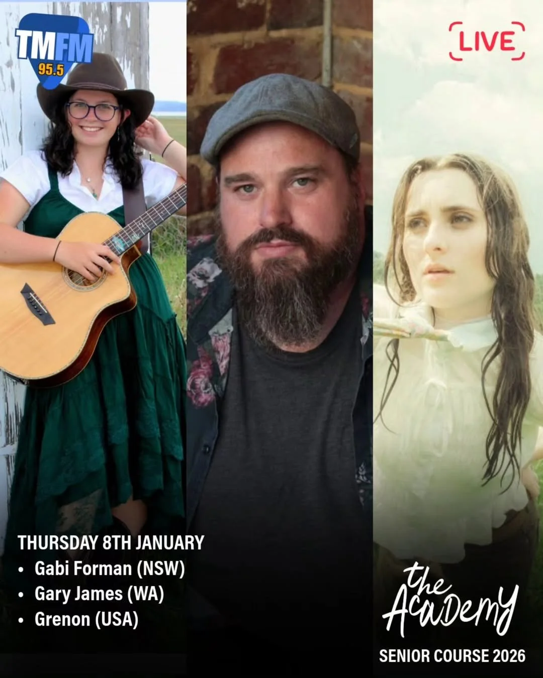 Grenon interview on Australia's TMFM 95.5 Breakfast with Sharnae 