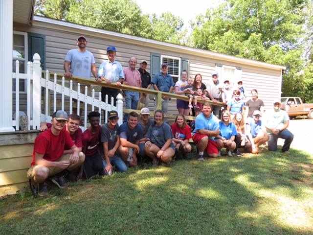 Jordan Air supports Madison Co Rotary club service project of building handicap ramps for those in need