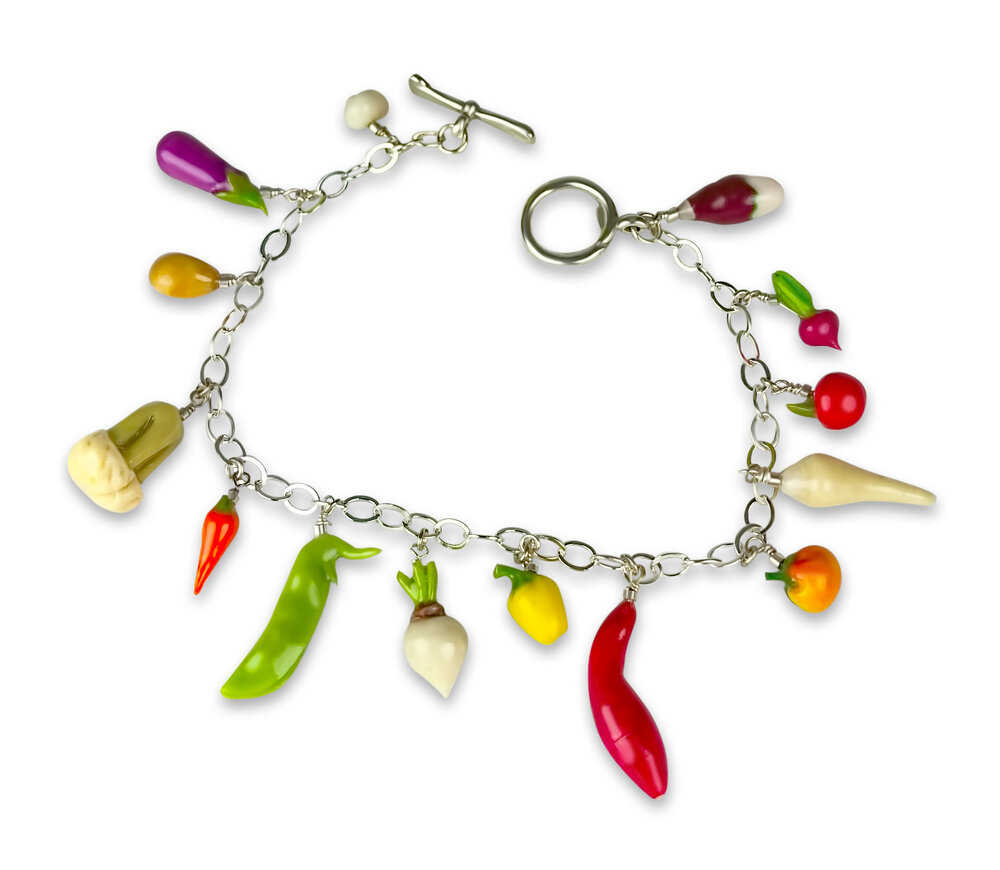 Fruit Charm Bracelet | Nature Jewelry
