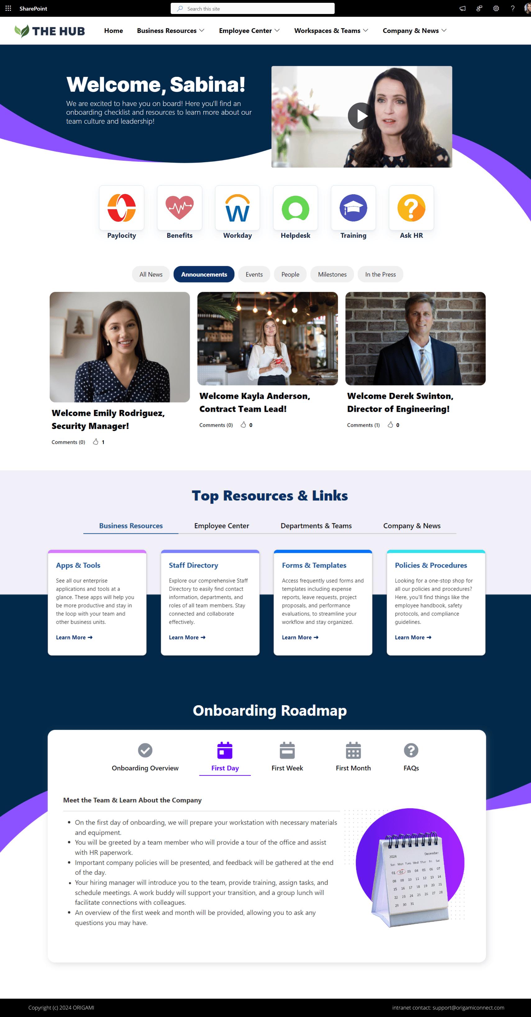 7 Stunning SharePoint Design Ideas to Inspire You in 2025 — Origami