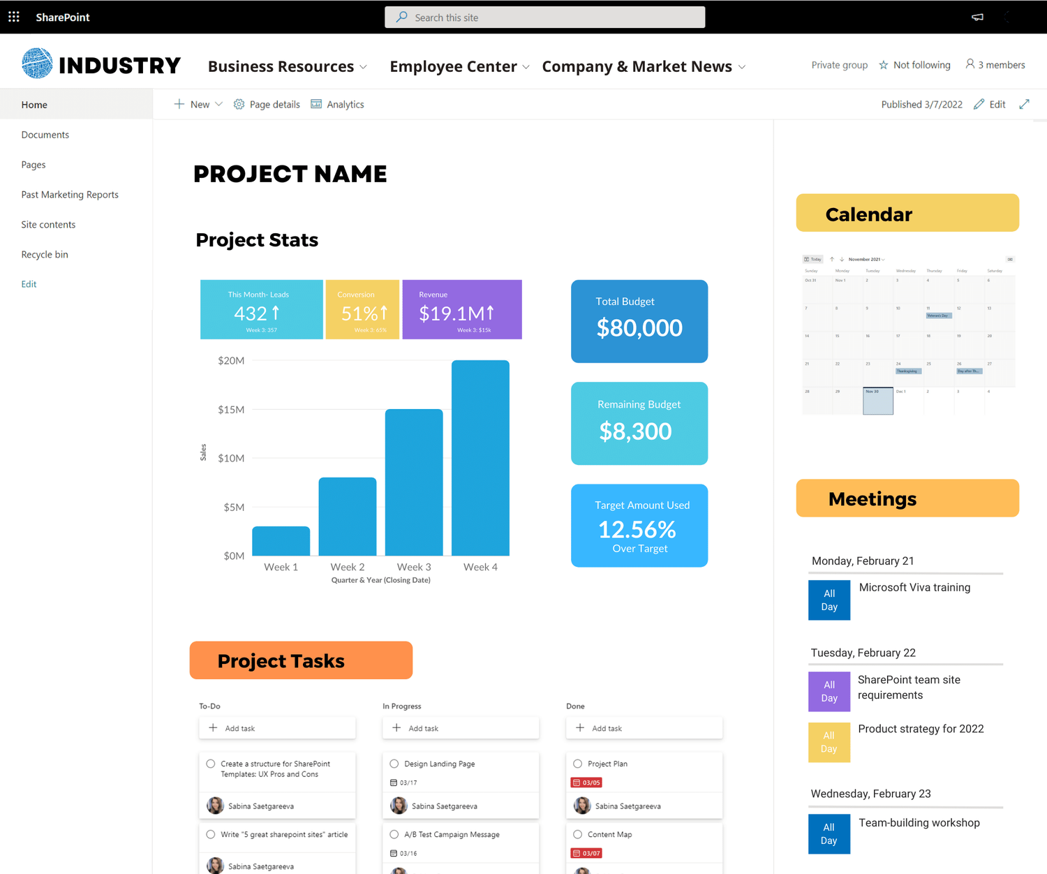 15 Modern SharePoint Intranet Site Examples for 2025 — Origami