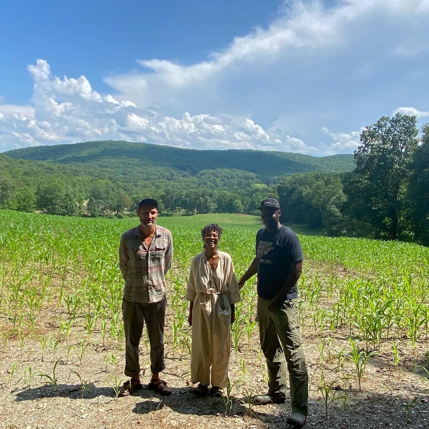 We loved welcoming Jalal and John of @sweetfreedomfarm up for a beautiful&hellip; and slightly muddy&hellip; hike!
&bull;
Wally Farms is committed to partnering with local organizations that are already doing great work in the community. We&rsquo;re 