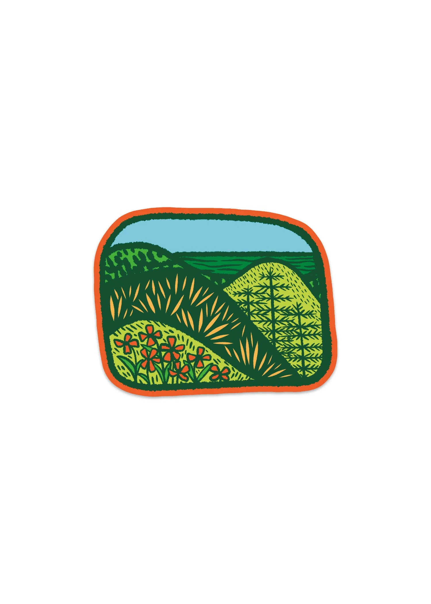 Mountain View Sticker