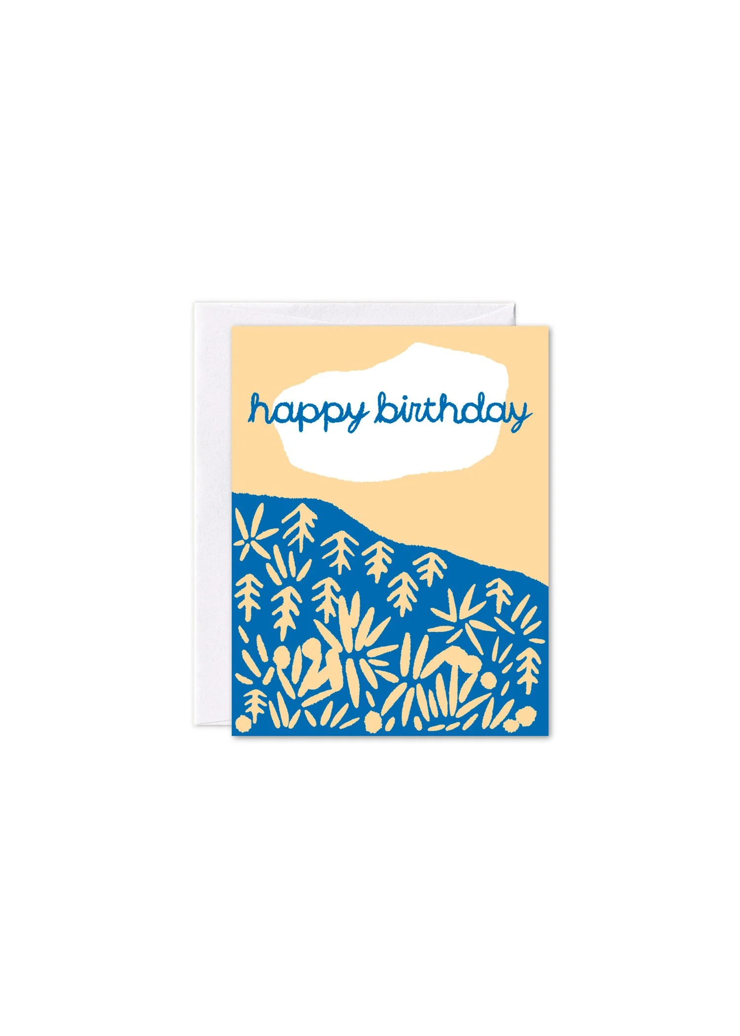 Happy Birthday Cloud Card