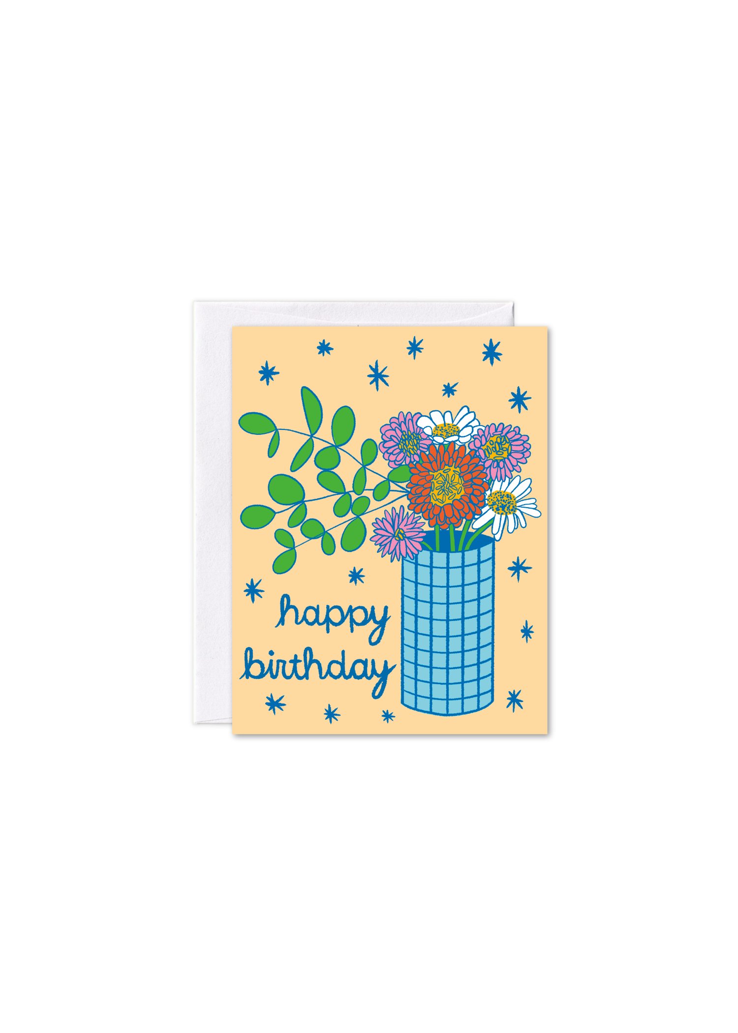 Birthday Zinnias Card Christine Witmore.jpg