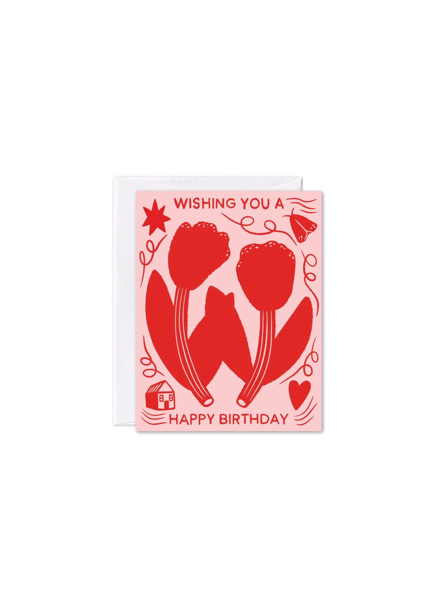 Happy Birthday Tulips Card