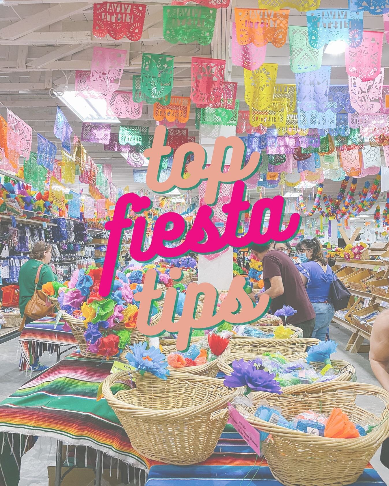 EEEE!! It&rsquo;s the most wonderful time of the year! FIESTA IS JUST AROUND THE CORNER 🎉

It&rsquo;s earlier this year&hellip;so, are you prepared? Here are my top 5 tips to make sure you&rsquo;re ready:

1) Plan which events you&rsquo;re going to 