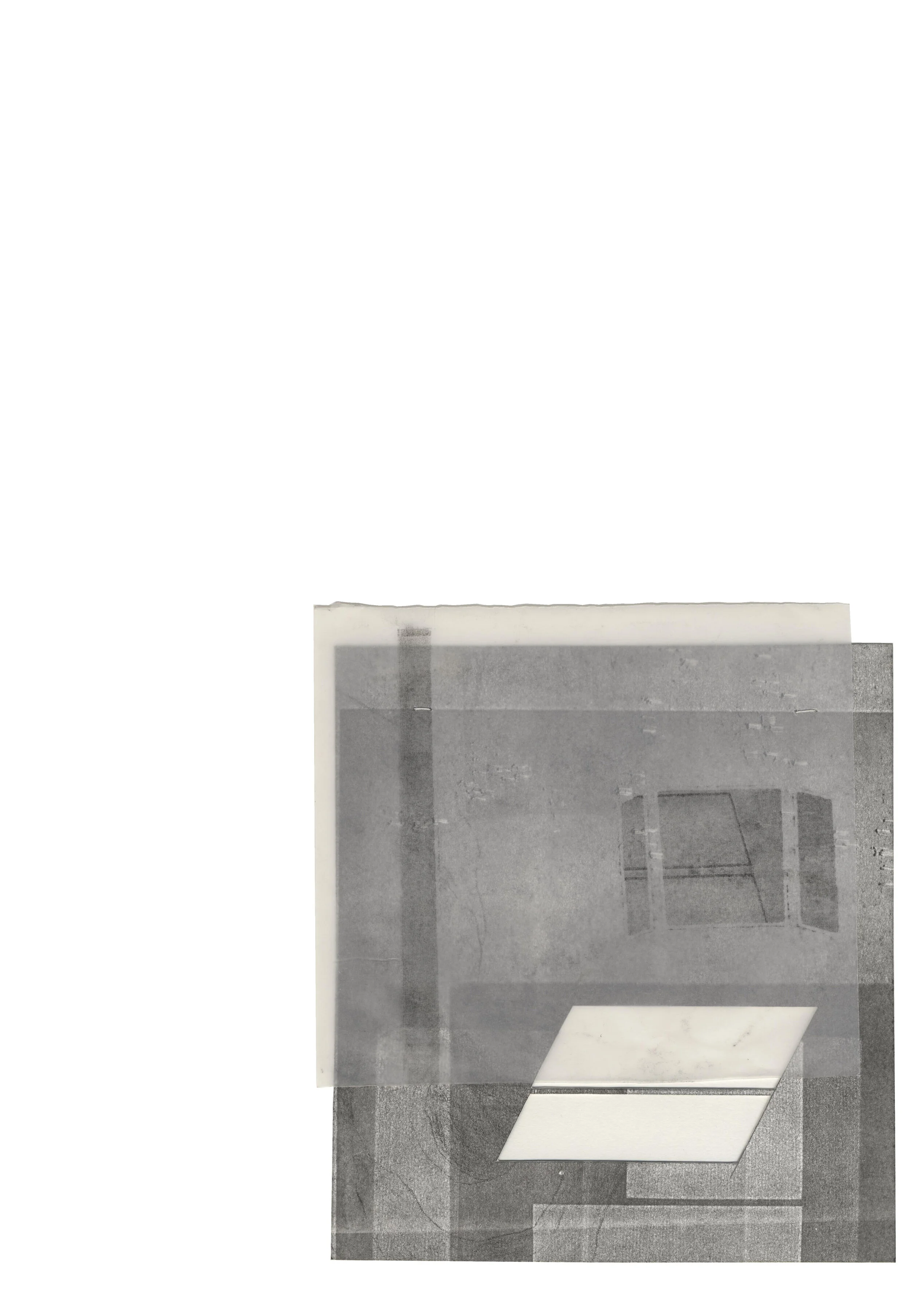  20.4 x 18.2 cm Tracing Paper and Cartridge Paper 