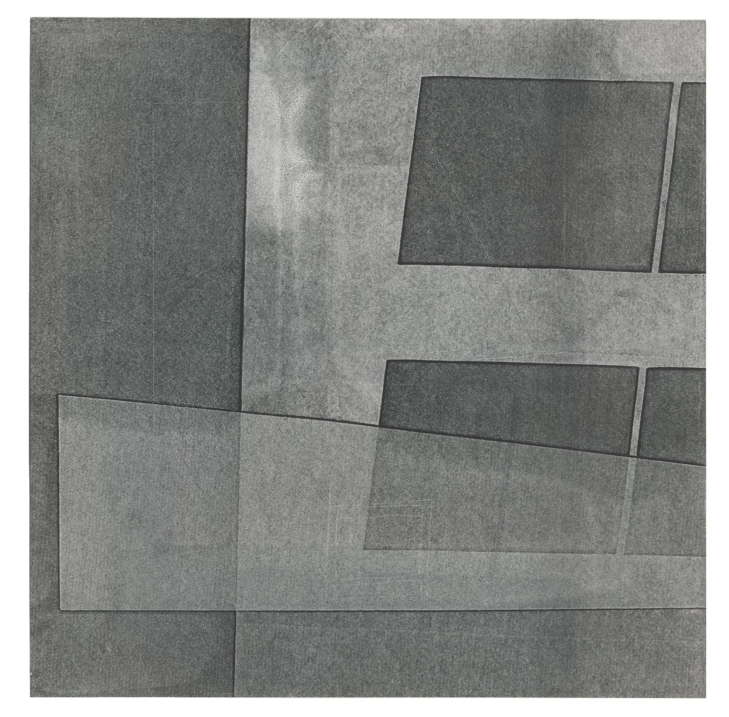  Untitled, 19.9 x 19.8 cm, Monoprint on paper, 2016.     £150 (Framed) 