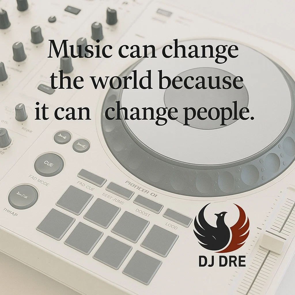Bono said that! Music has the power to transcend boundaries and bring people together. It has the ability to inspire change and spark conversations that matter. Let's celebrate the incredible impact of music on our lives and the world around us.