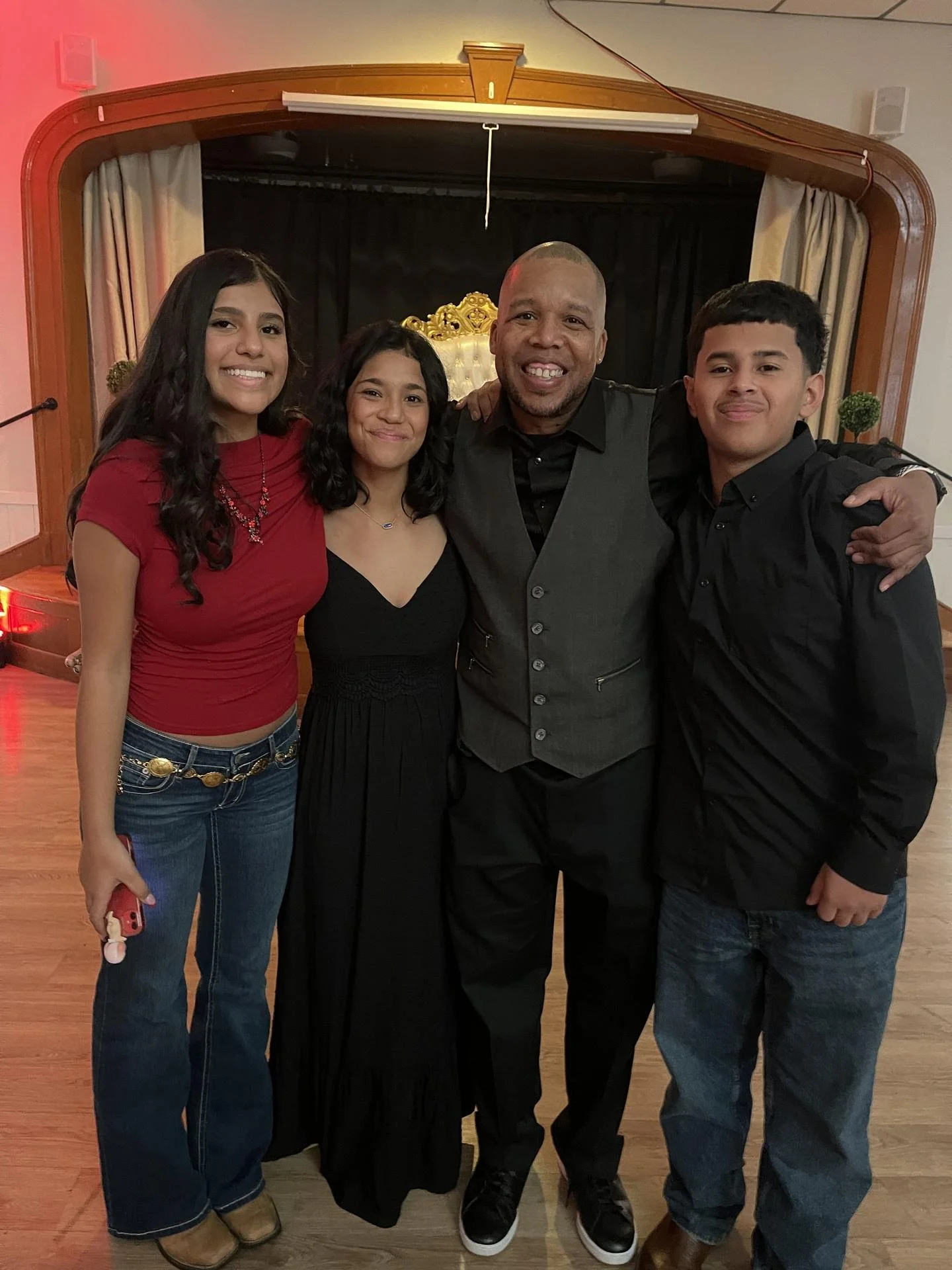 From 6 to 16. ❤️✨

I DJ'd Dulce's family wedding when she was just six years old.

This weekend, I had the honor of DJing her Quincea&ntilde;era.

We even recreated our old photo &mdash; now with her brother Jovany and the whole family cheering her o