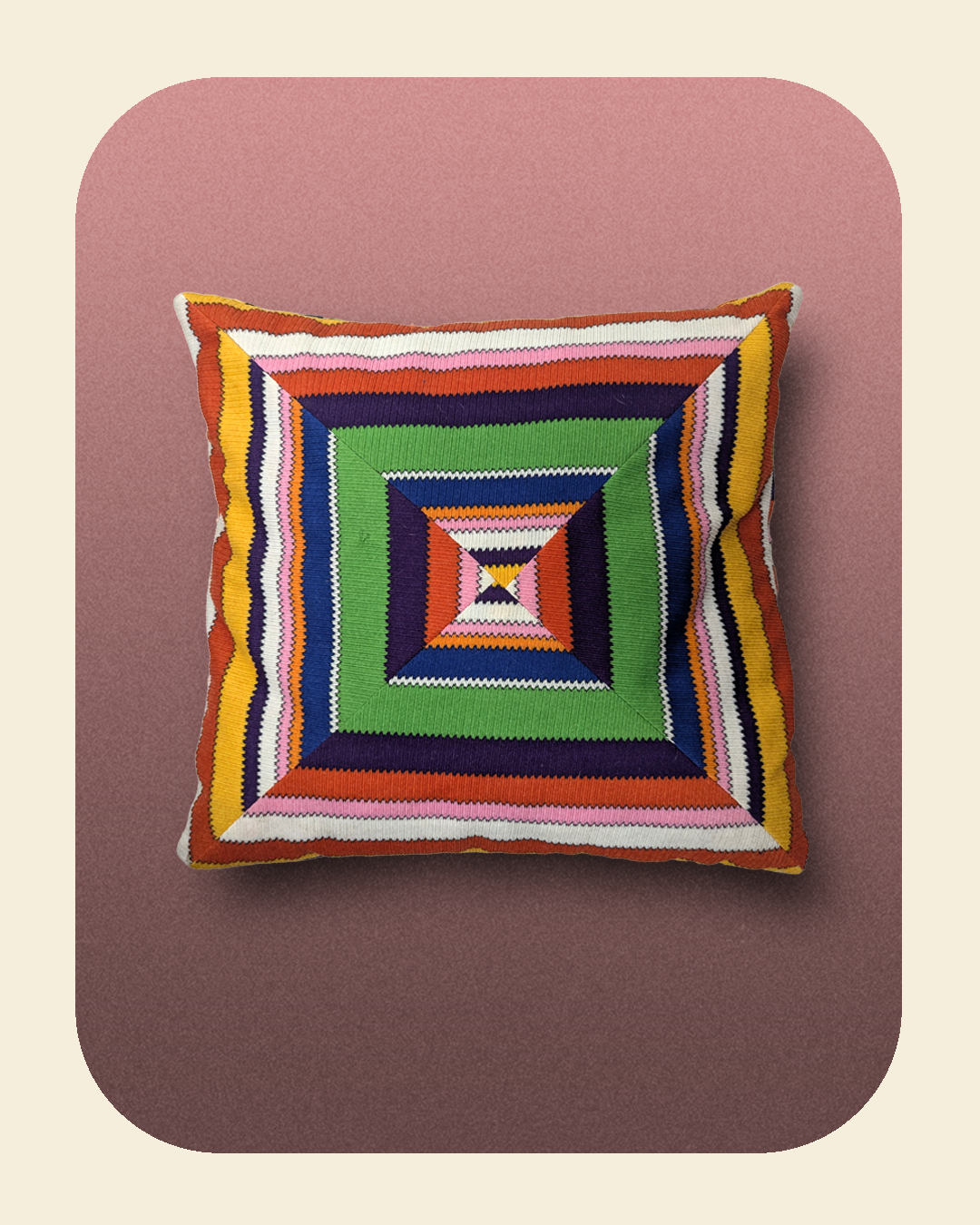 Groovy 70s Pillow