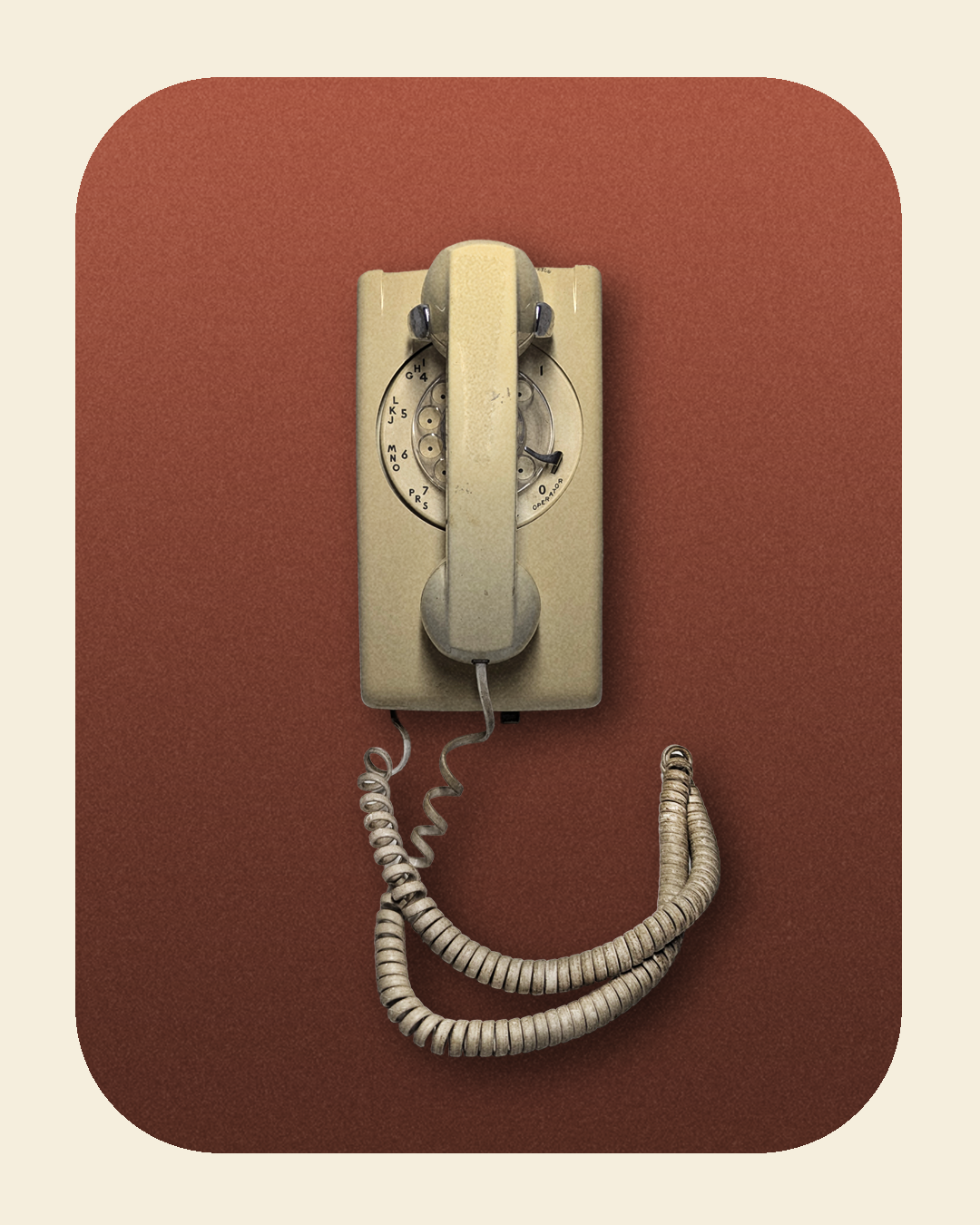 Bell Systems Rotary Wall Phone