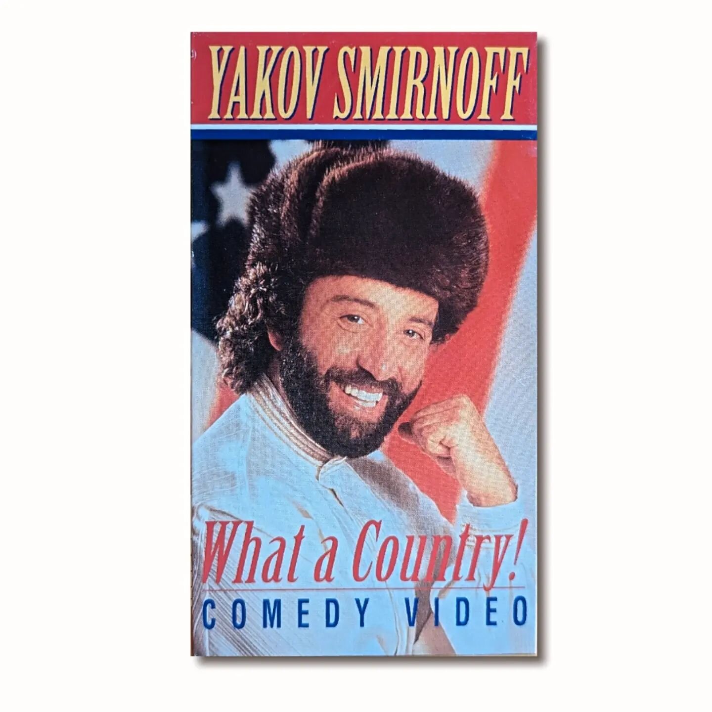 Yakov Smirnoff - The classic comedy tape you never knew you needed. A wholesome precursor to Borat and a fan favorite of both Nancy Reagan and Barbara Bush a like. How could this be bad ?! (It might be bad). But that's good 🤷🏻&zwj;♂️?