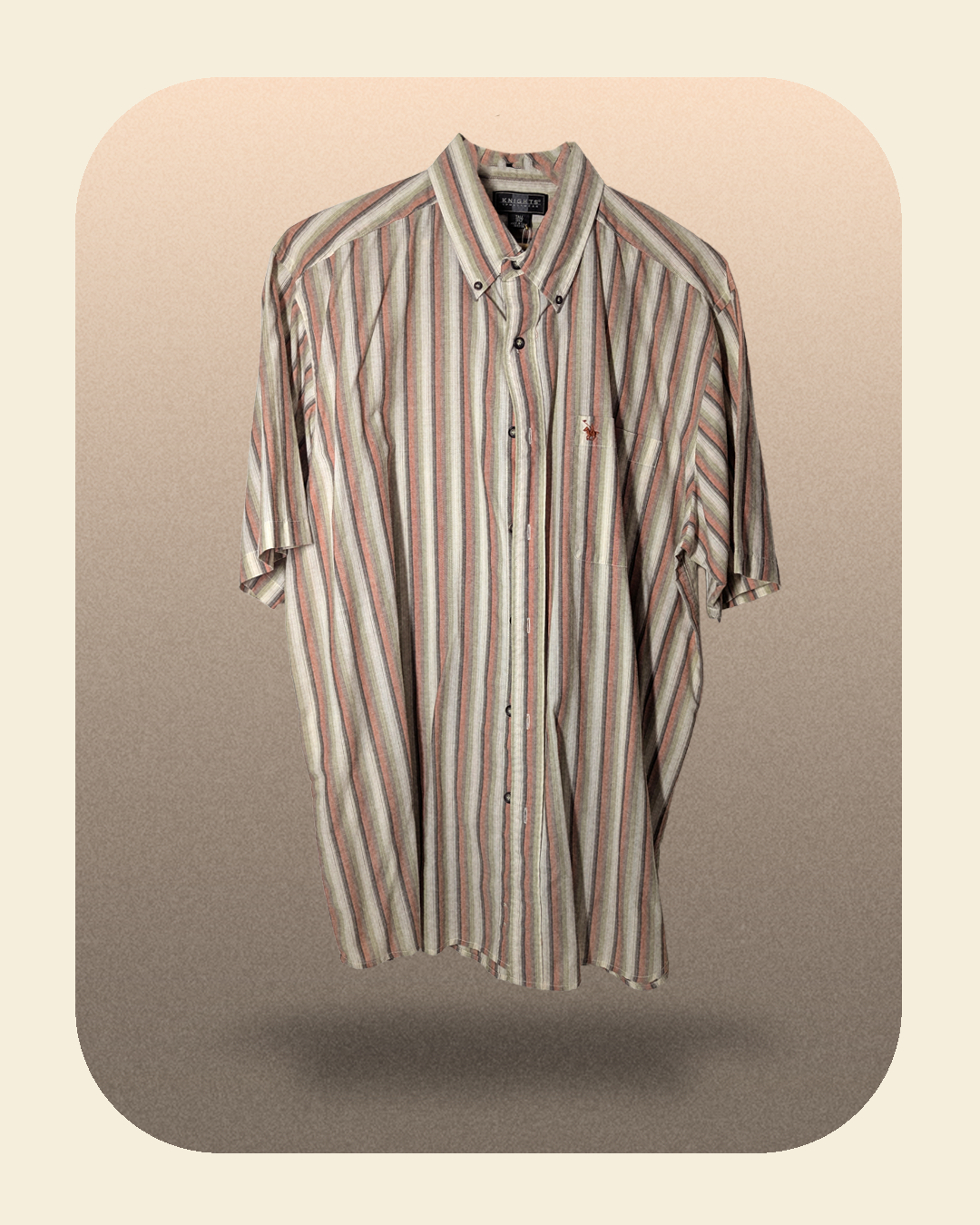 Knights Sportswear Striped Button-up Shirt