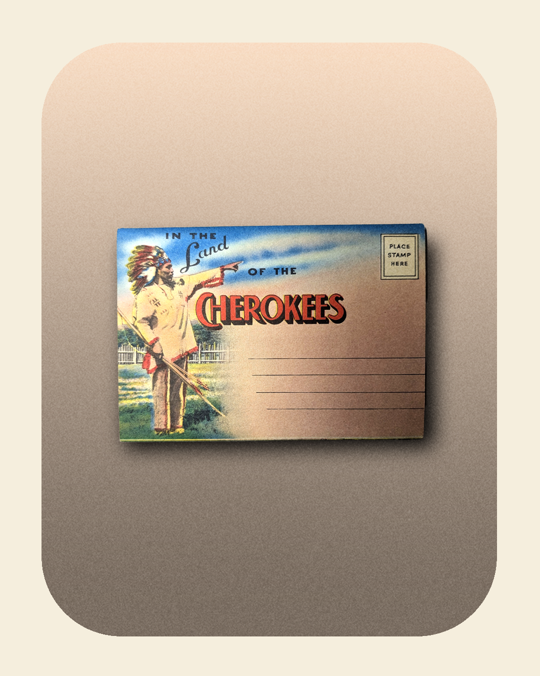 In the Land of the Cherokees Postcard Packet