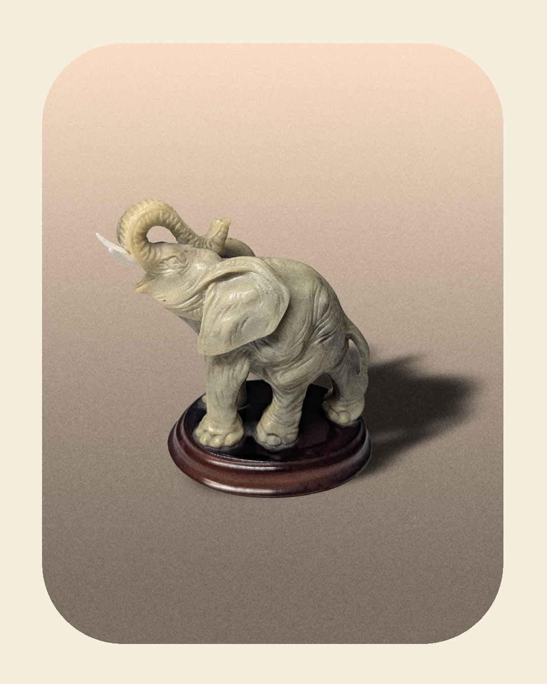 Molded Elephant Statue
