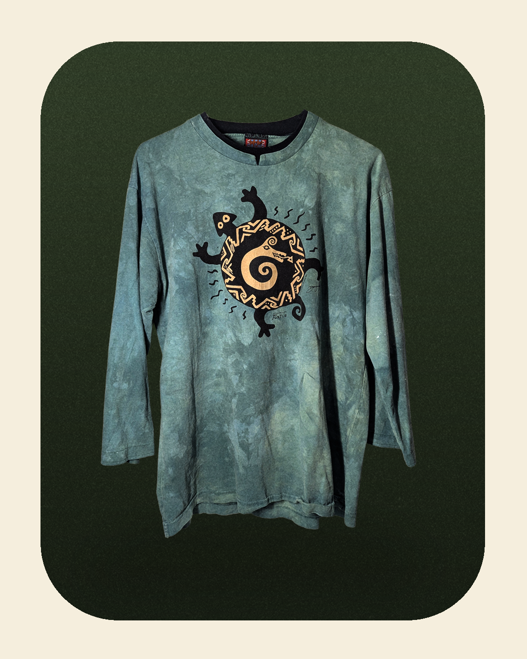 0226-07-035_Green millenium turtle long-sleeve shirt.png