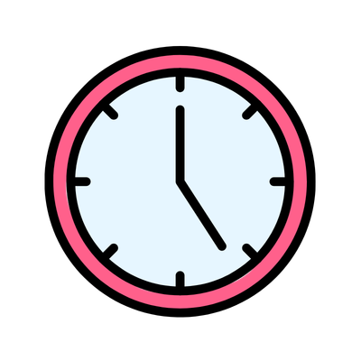 A clock icon