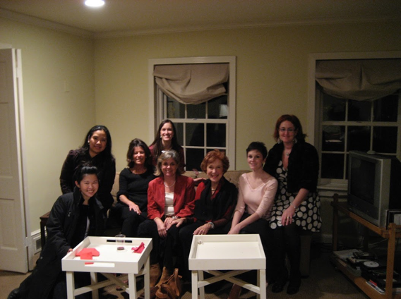 Sidra with her students (Marin Rose Correa is to her right) in 2007.