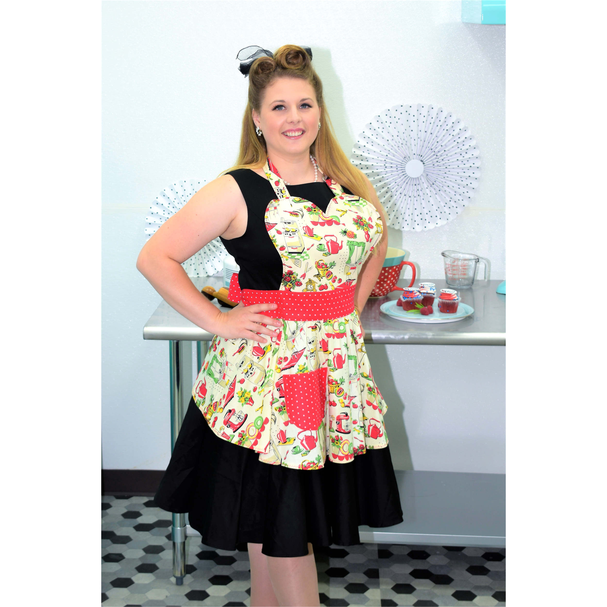 Red Kitchen Apron model.png