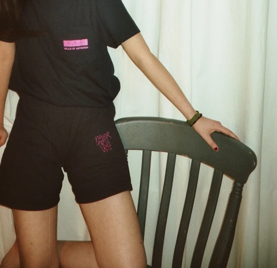 SS17 Midnight/Fireberry Sweatshorts