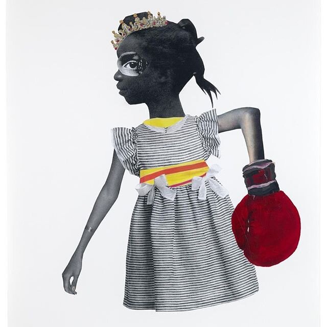 Our 2020 goal? To raise our voices and fight for feminisms! What are you fighting for this year? .

Deborah Roberts, (@rdeborah191 )&ldquo;Glass Castles,&rdquo; 2017, mixed media on paper. Courtesy of Tang Teaching Museum which will be on view in &ld