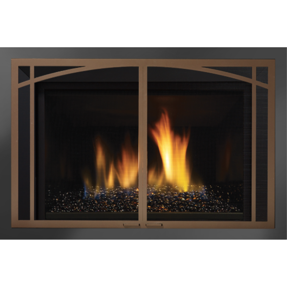 Vignette|Black Chrome|Door - Tuscan Sunset