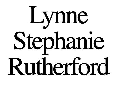 Lynne Rutherford 