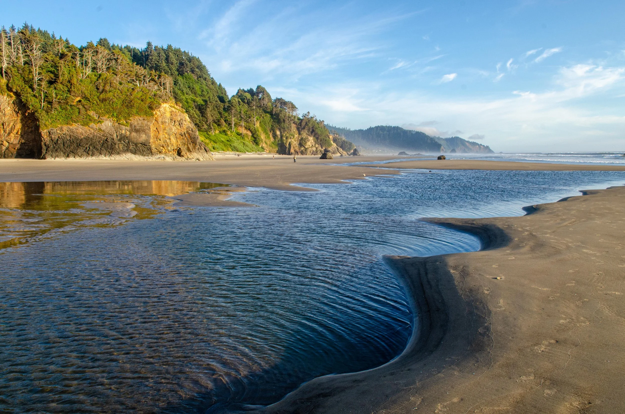 Oregon Coast - Hug Point Beach Day