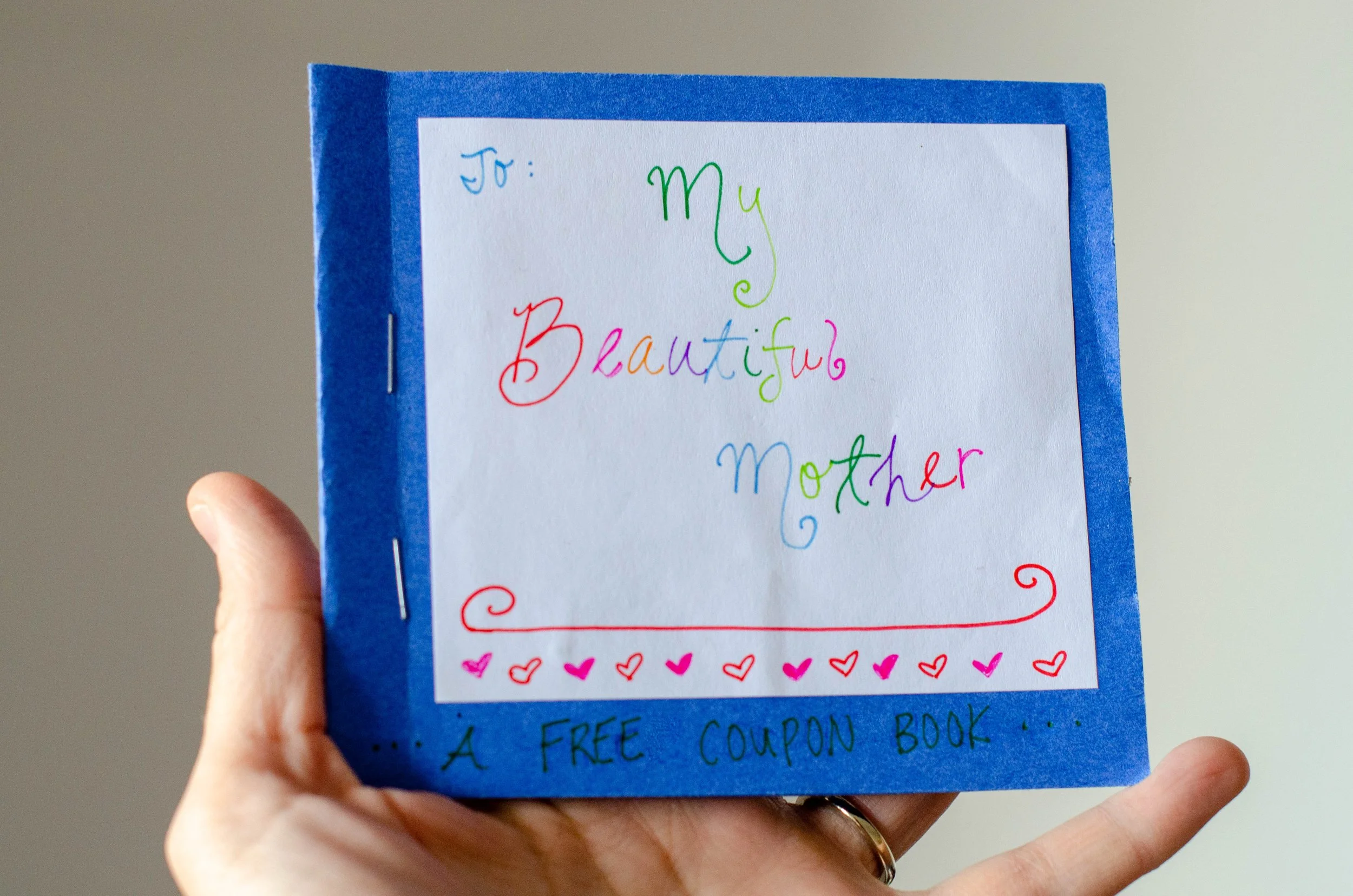 Mother's Day Coupon Book