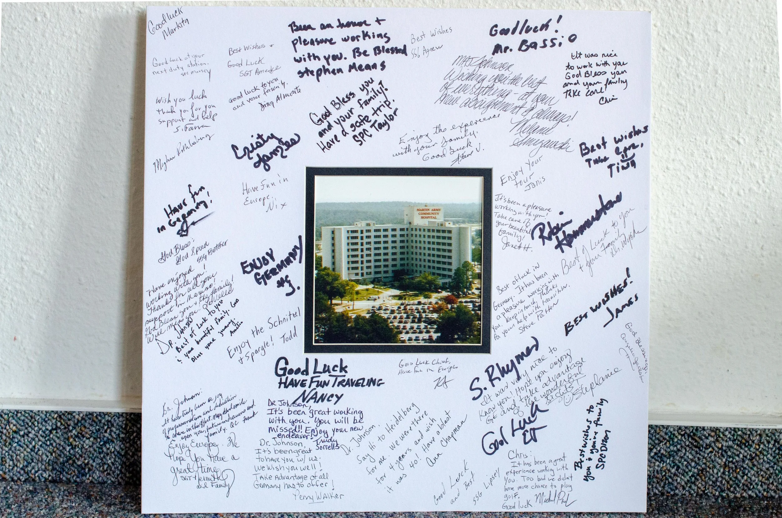 Goodbye from the Radiology Department