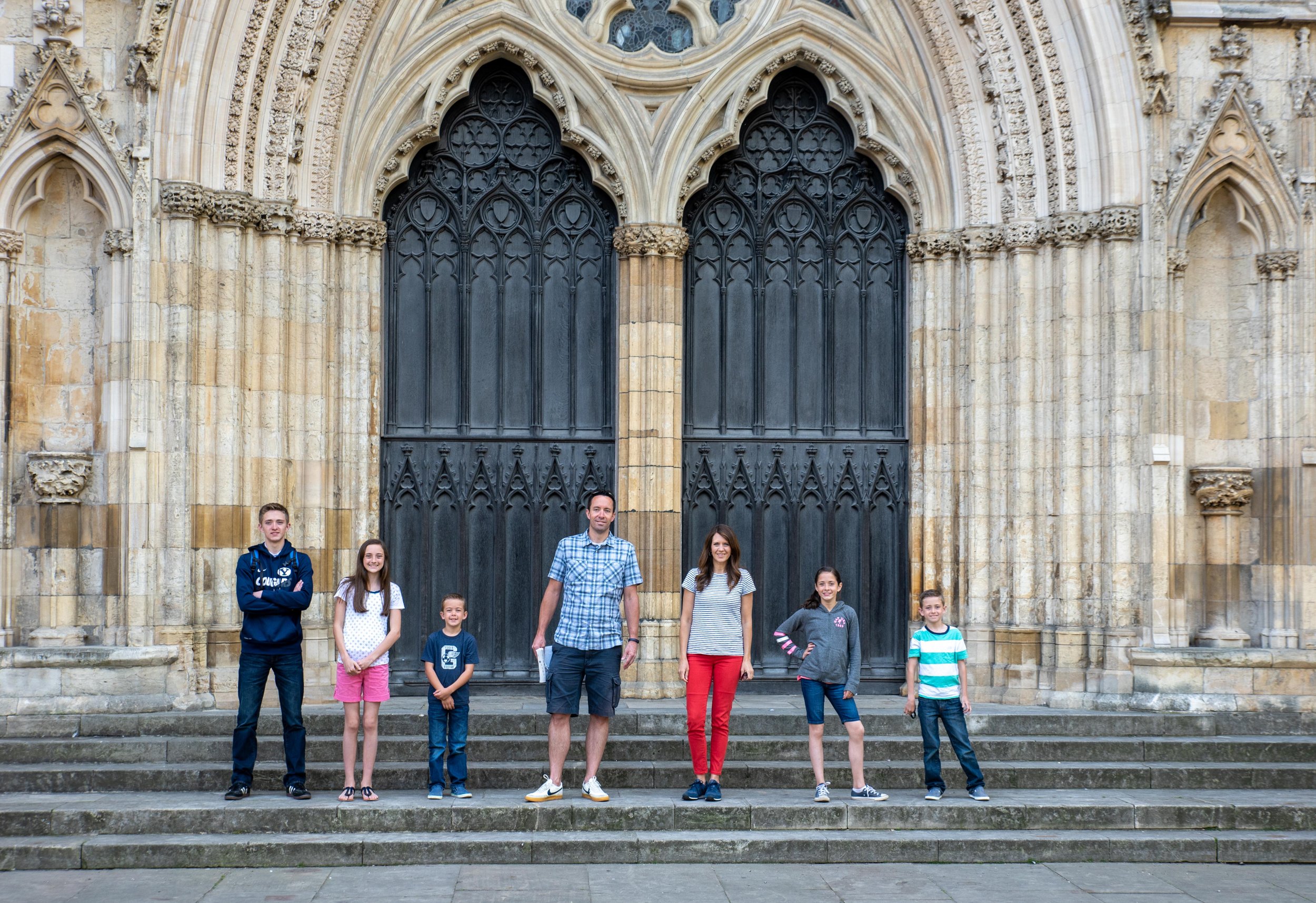 York - St. Mary's Abbey Ruins and the York Minister