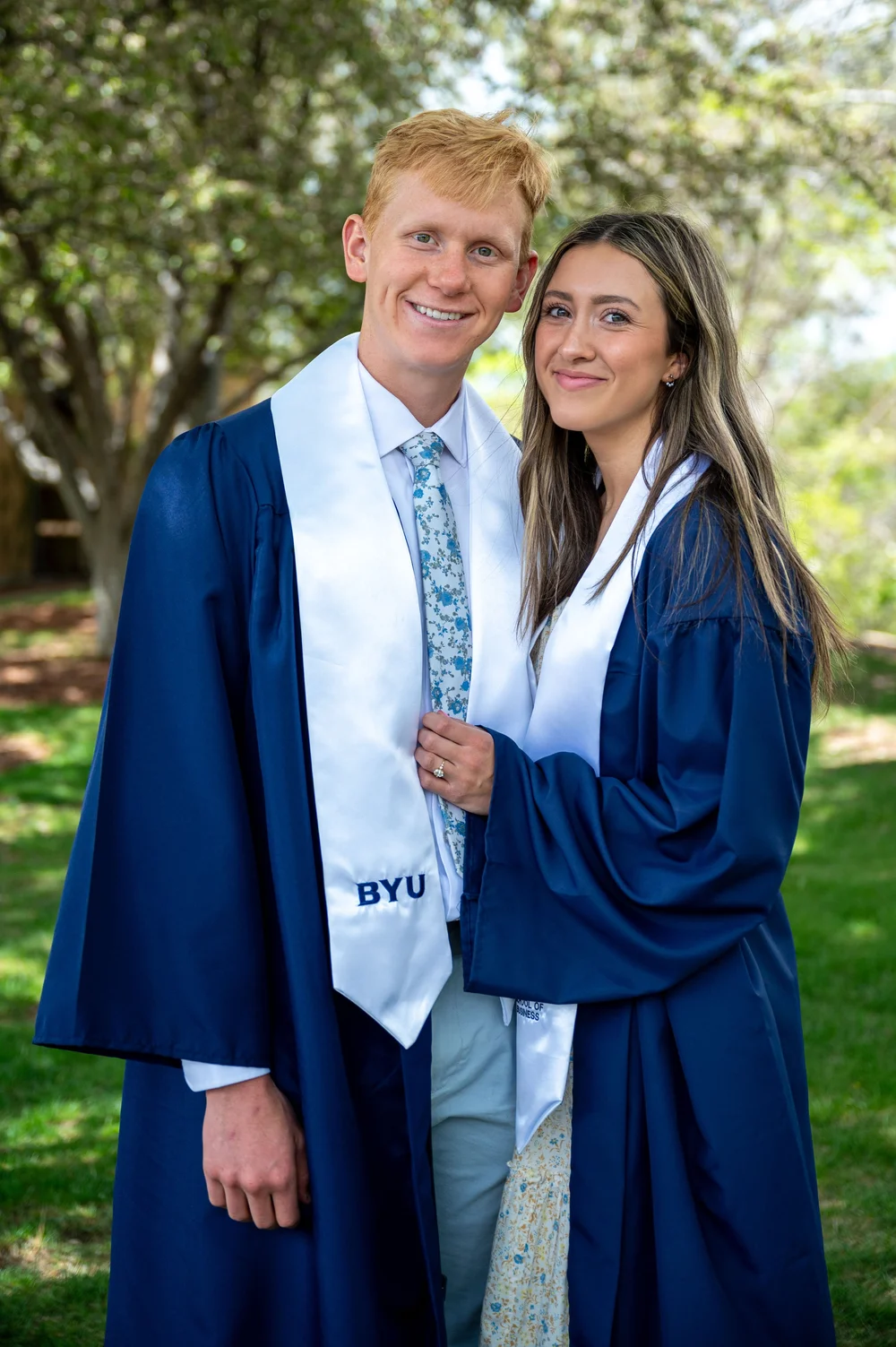 Katie and Taylor - BYU Graduation  THE JOHNSON FAMILY